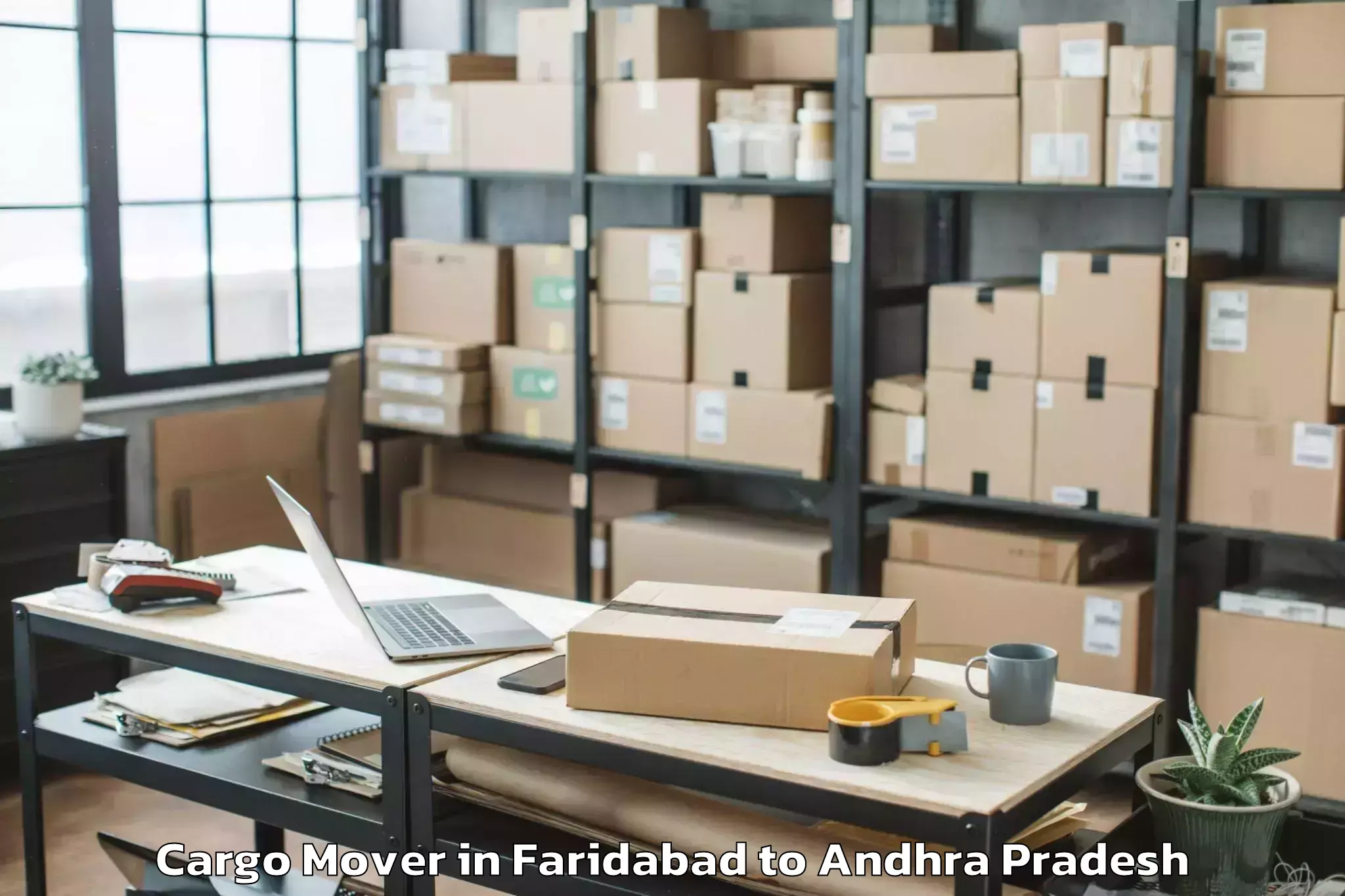 Leading Faridabad to Amudalavalasa Cargo Mover Provider